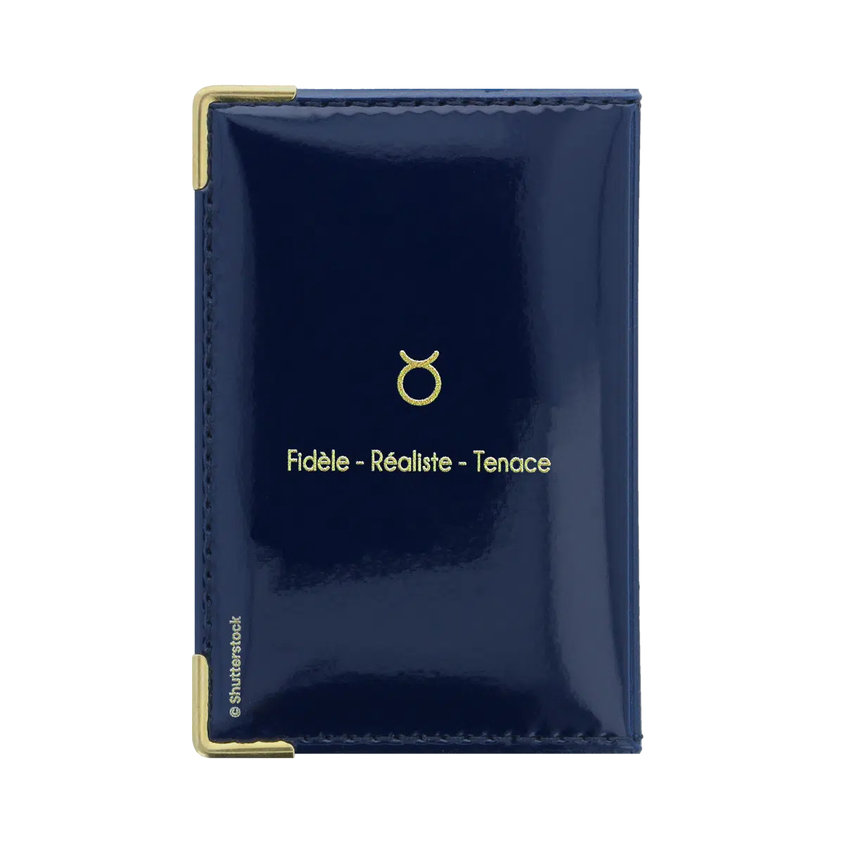 Motif astrologie taureau derrière porte carte anti-rfid Color ,Pop