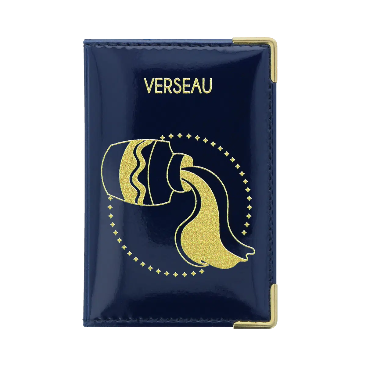 Motif astrologie verseau devant porte carte anti-rfid Color Pop