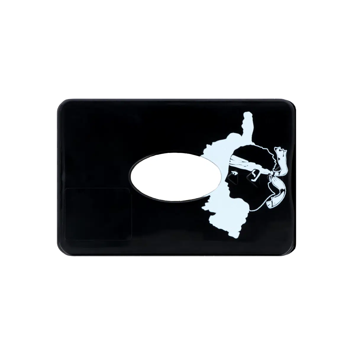 collection corse, motif tête de maure, porte carte anti-rfid, anti-piratage, carte bancaire, carte de crédit