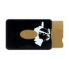 collection corse, motif tête de maure, porte carte anti-rfid, anti-piratage, carte bancaire, carte de crédit