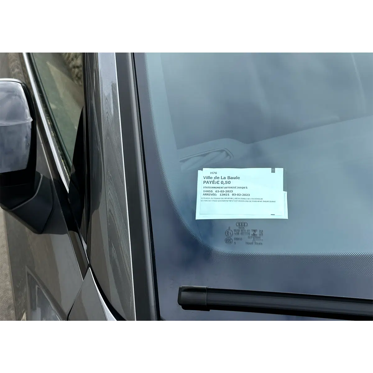 Porte ticket de stationnement Color Pop fabrication française