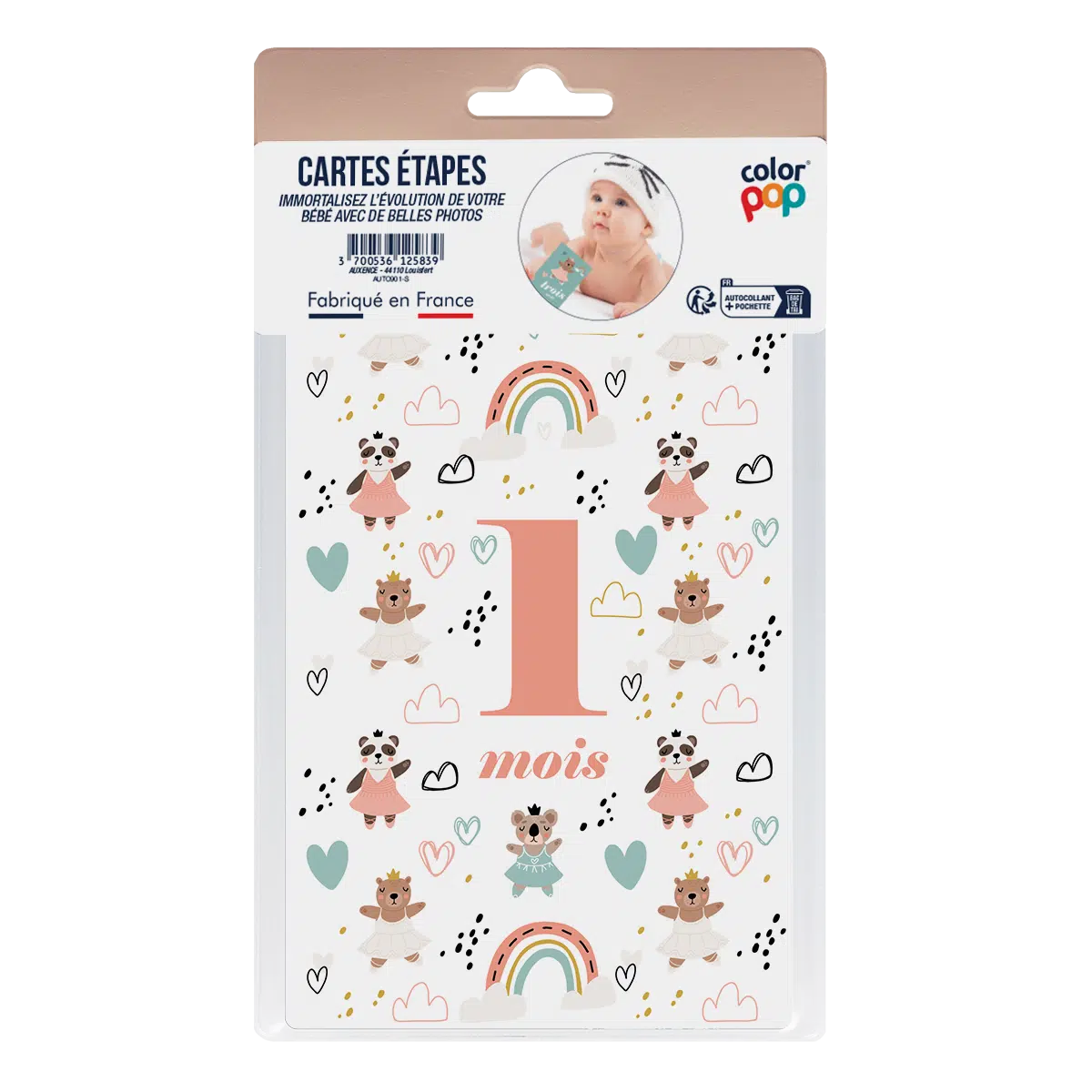 Color Pop cartes étapes kit naissance fabrication française