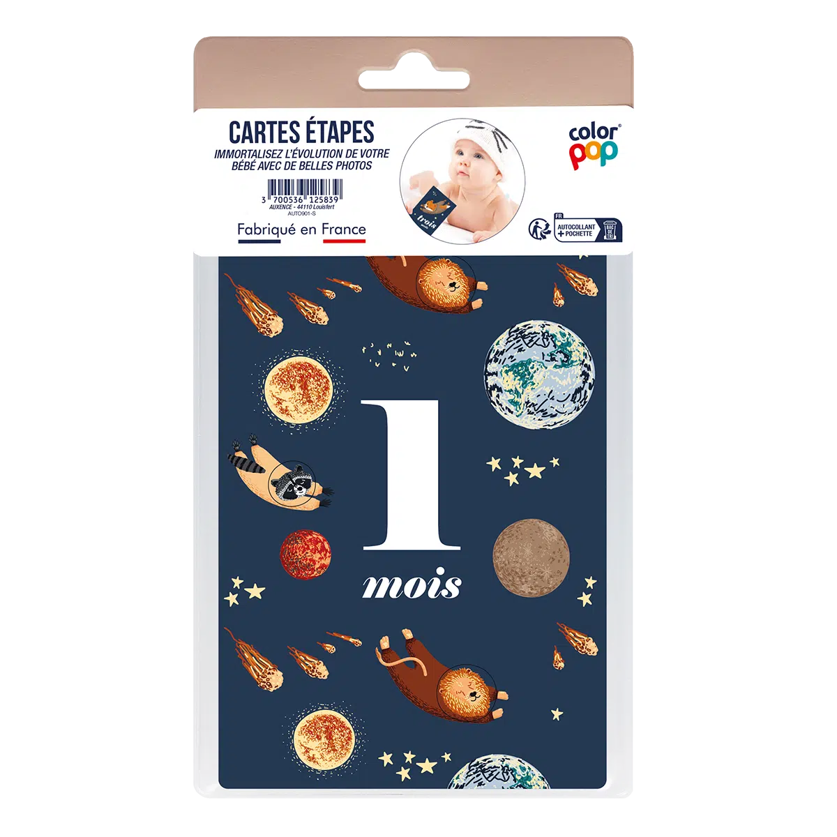 Color Pop cartes étapes kit naissance fabrication française