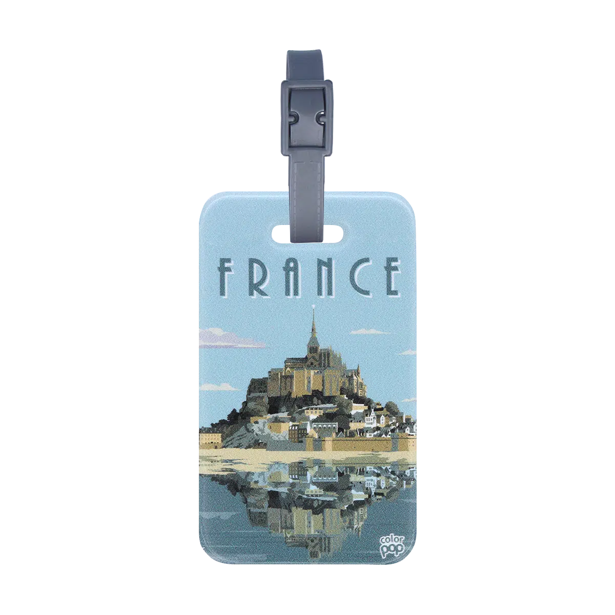 étiquette bagage color pop fabrication france petite maroquinerie PVC