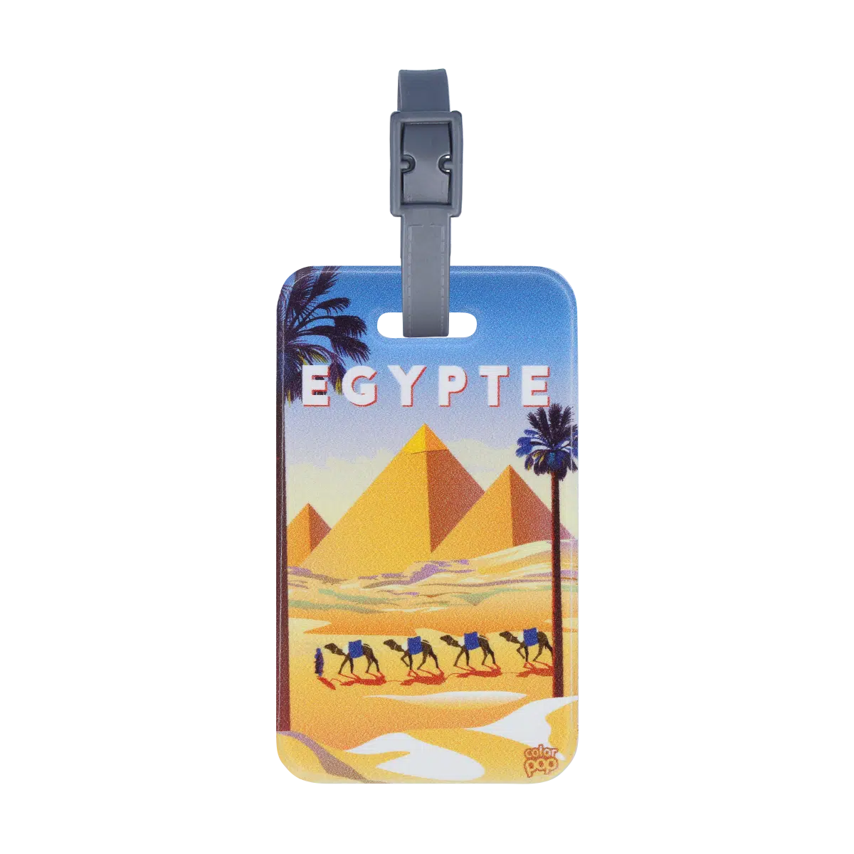 étiquette bagage color pop fabrication france petite maroquinerie PVC