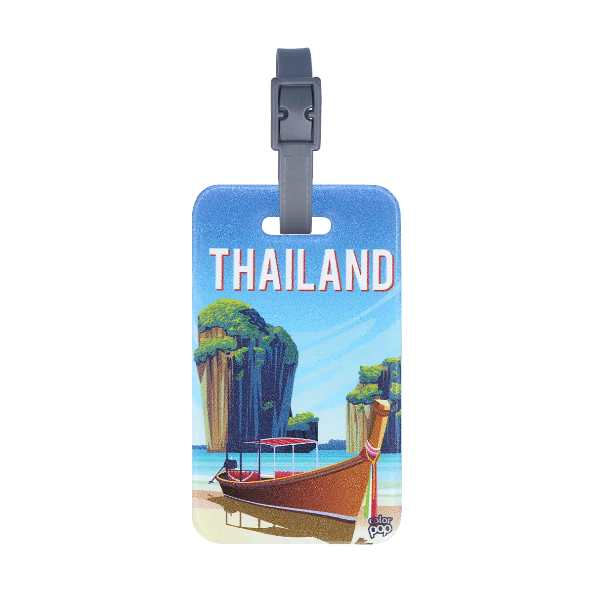 étiquette bagage color pop fabrication france petite maroquinerie PVC