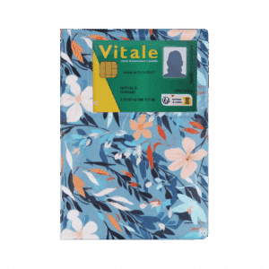 dossier santé ordonnances carte vitale carte mutuelle Color pop fabrication française