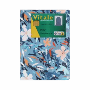 dossier santé ordonnances carte vitale carte mutuelle Color pop fabrication française