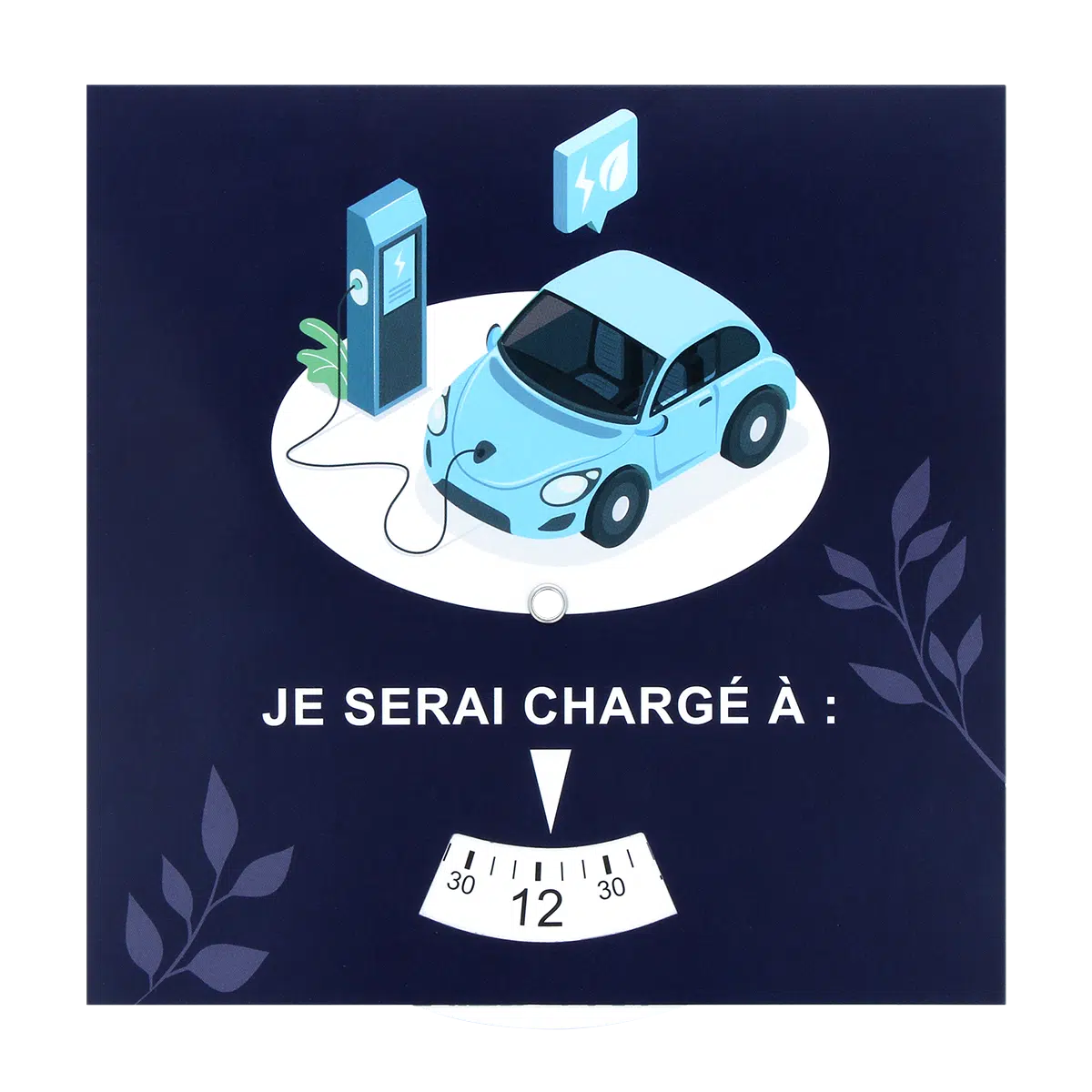 disque stationnement véhicule électrique color pop petite maroquinerie française fabrication française made in france