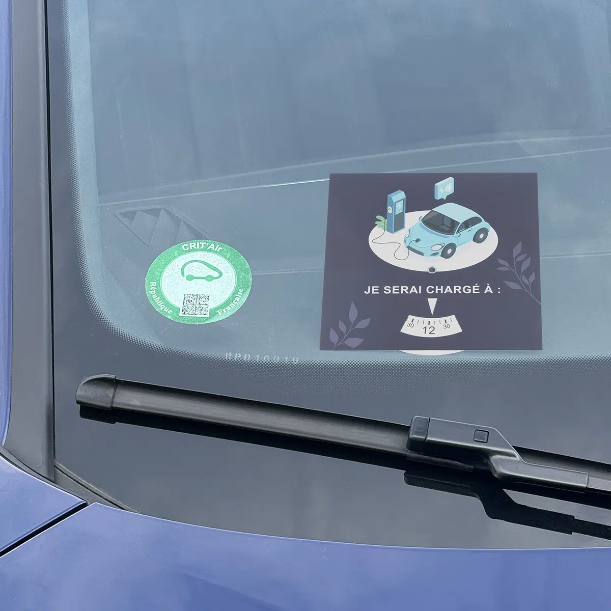 disque stationnement véhicule électrique color pop petite maroquinerie française fabrication française made in france